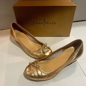 Cole Haan Rose Gold Loafer size 7 1/2